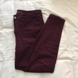 AE maroon pants